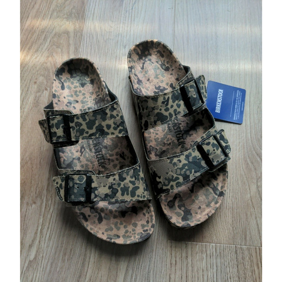 Birkenstock Arizona All Over Camo Sandals Vegan Rare - Picture 6 of 12